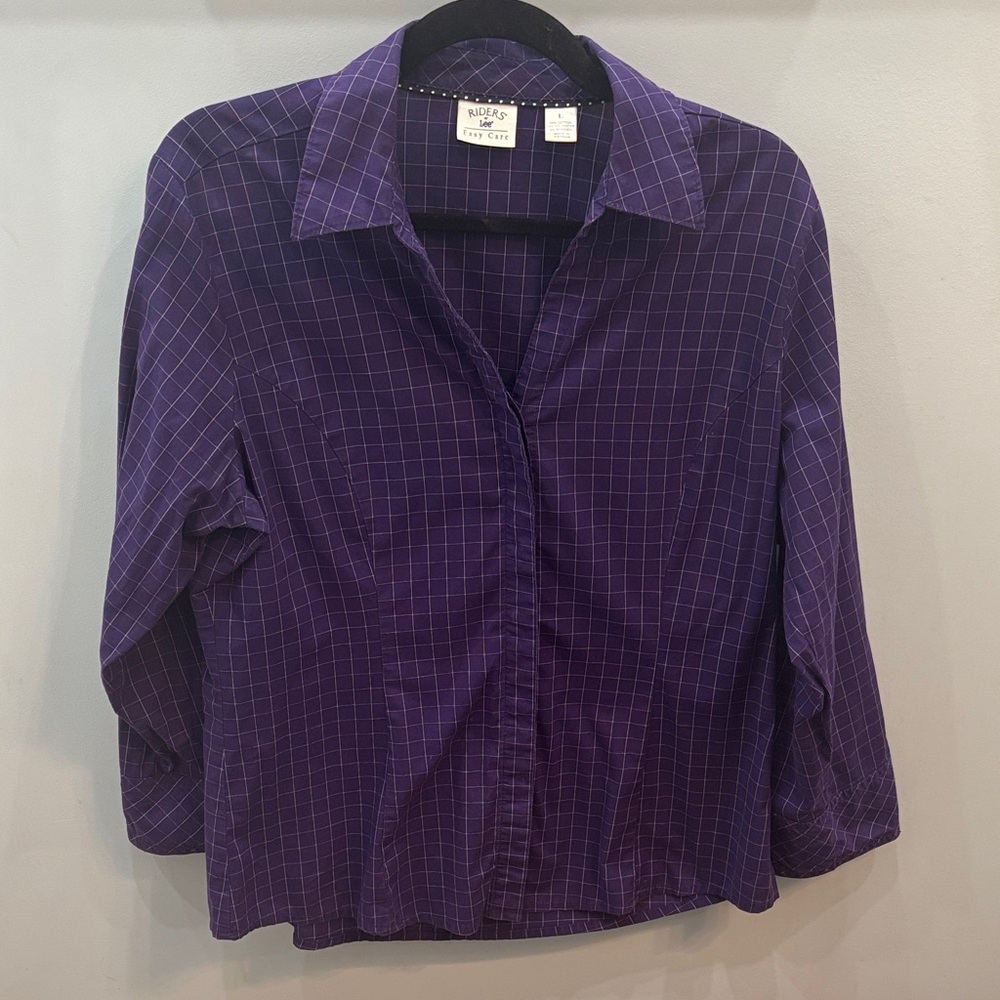 LEE Fitted Double Button Bust Dress Shirt